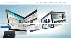 Desktop Screenshot of bluecrystalwebdesign.com
