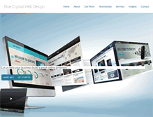 Tablet Screenshot of bluecrystalwebdesign.com